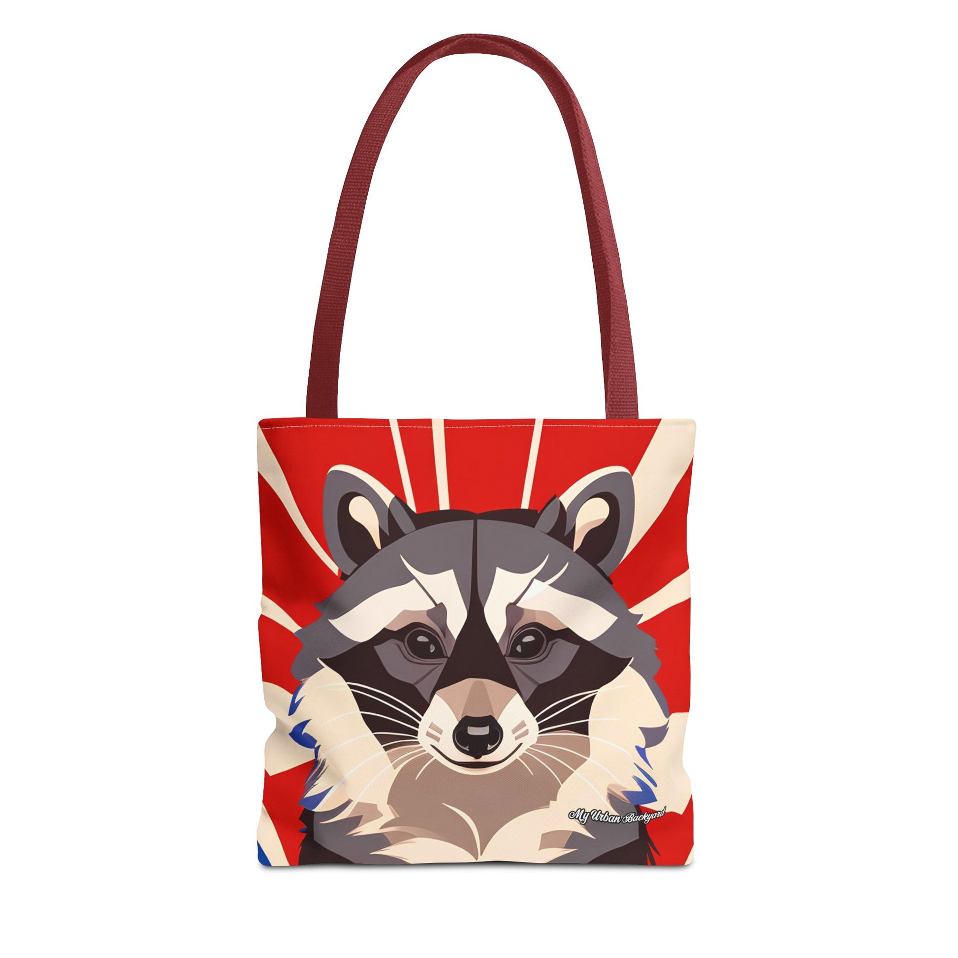 Ziggy Starspaws, Raccoon Tote Bag with Cotton Handles For Everyday Use, 3 Sizes