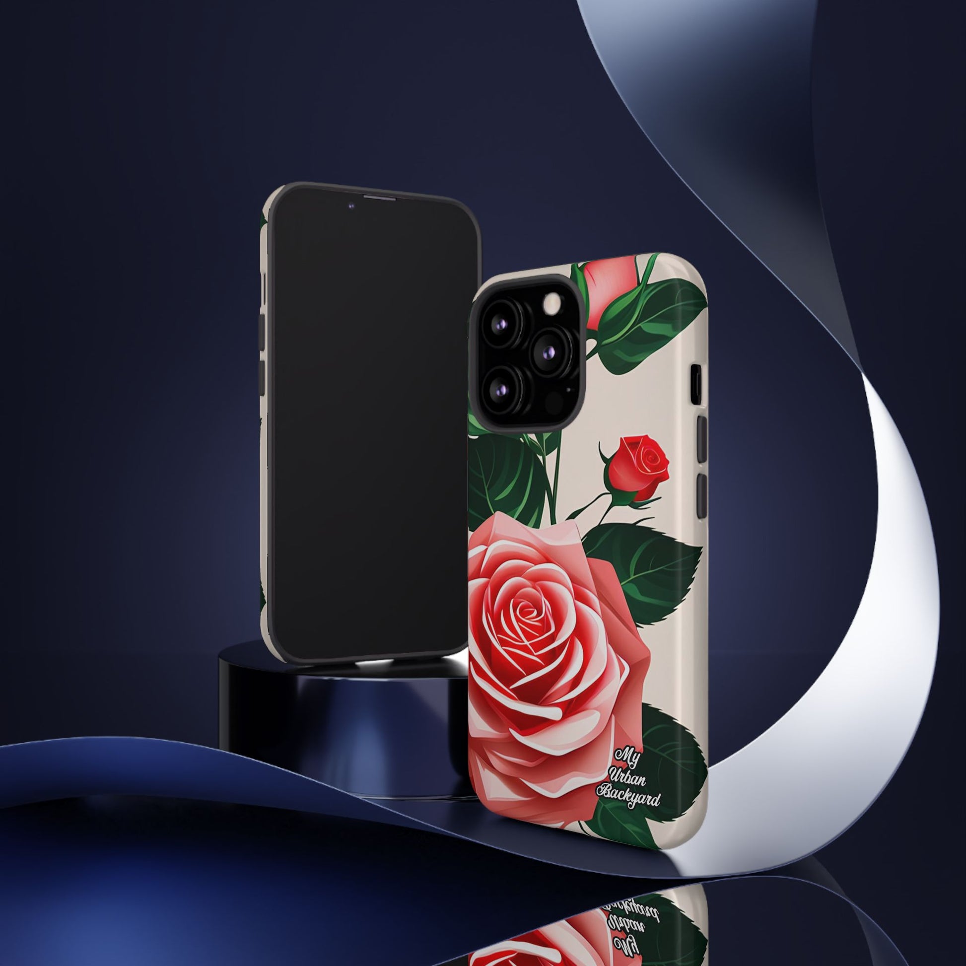 Pink Rose Flowers, Cell Phone Case - Apple, Samsung, Google Pixel