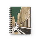 City Street Rabbit Spiral Journal