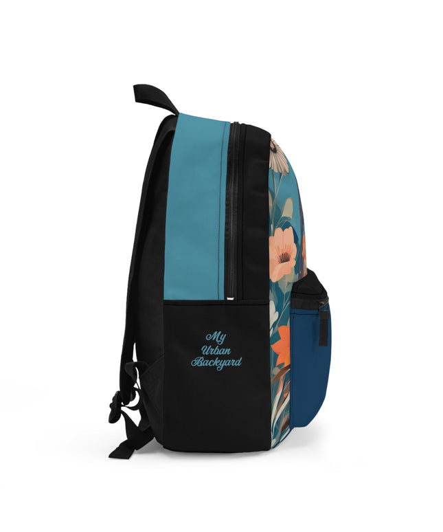 Colorful Bird, Backpack with Computer Pocket and Padded Back