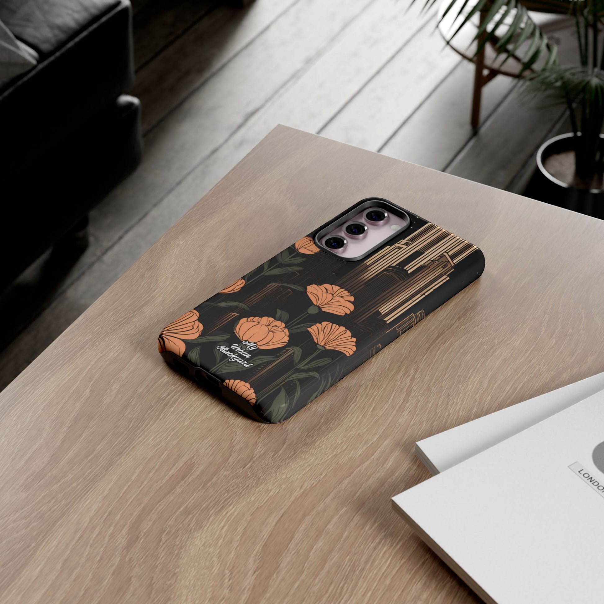 Urban Evening with Flowers, Cell Phone Case - Apple iPhone, Samsung Galaxy, Google Pixel