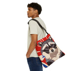 Ziggy Starspaws, Raccoon Tote Bag with Adjustable Strap - Trendy and Versatile