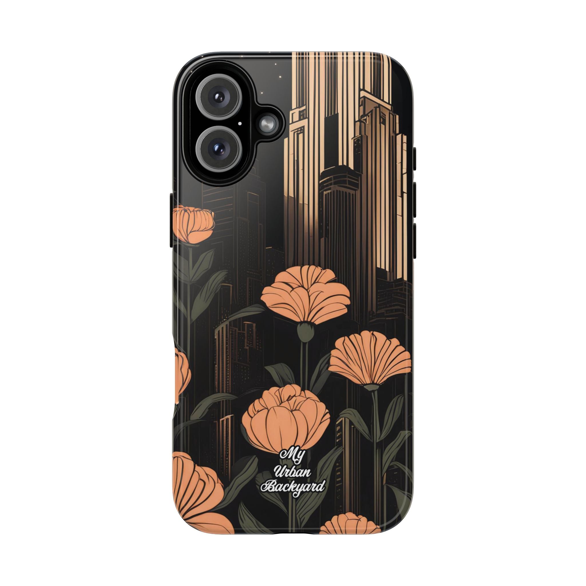Urban Evening with Flowers, Cell Phone Case