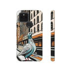 Pigeon on a City Street, Cell Phone Case - Apple, Samsung, Google Pixel