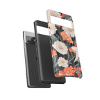 Art Deco Flowers, Cell Phone Case - Apple, Samsung, Google Pixel
