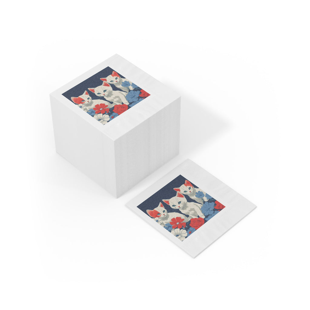 Three Cute Kittens Napkins