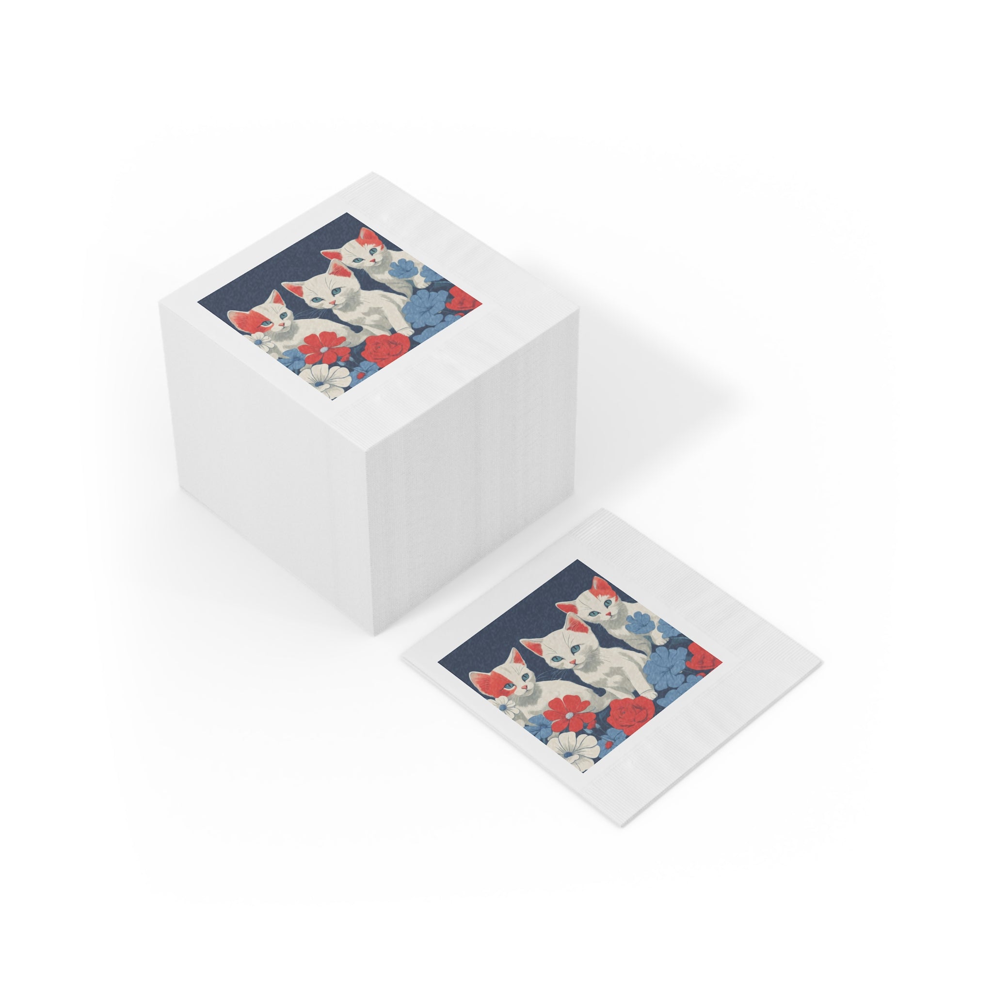 Three Cute Kittens Napkins