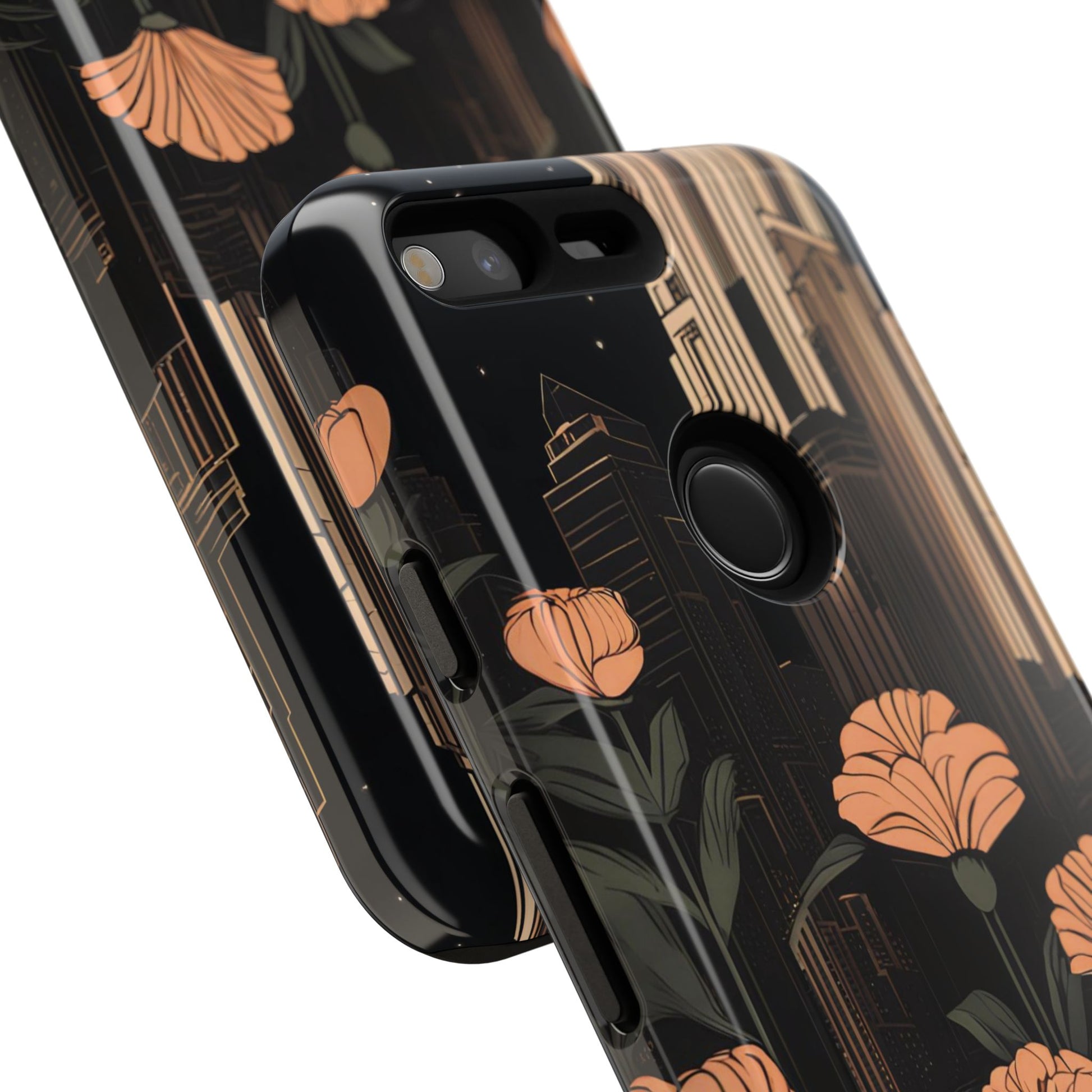 Urban Evening with Flowers, Cell Phone Case - Apple iPhone, Samsung Galaxy, Google Pixel