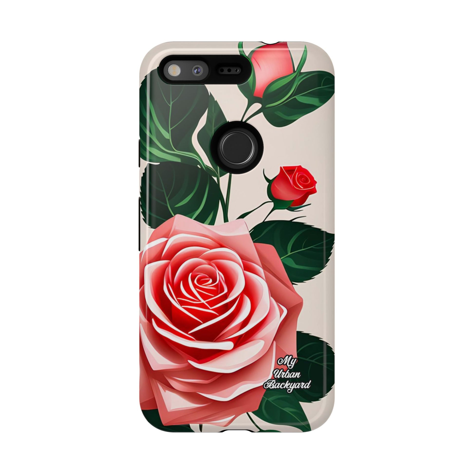 Pink Rose Flowers, Cell Phone Case - Apple, Samsung, Google Pixel