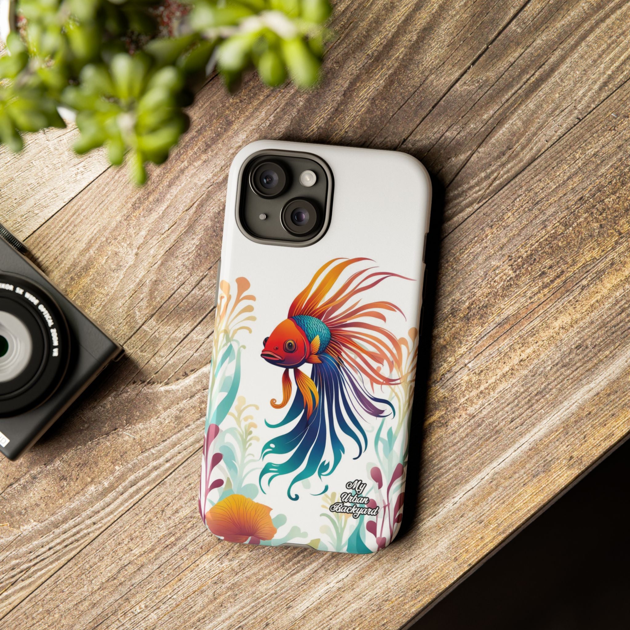 Colorful Betta Fish, Cell Phone Case - Apple, Samsung or Google Pixel