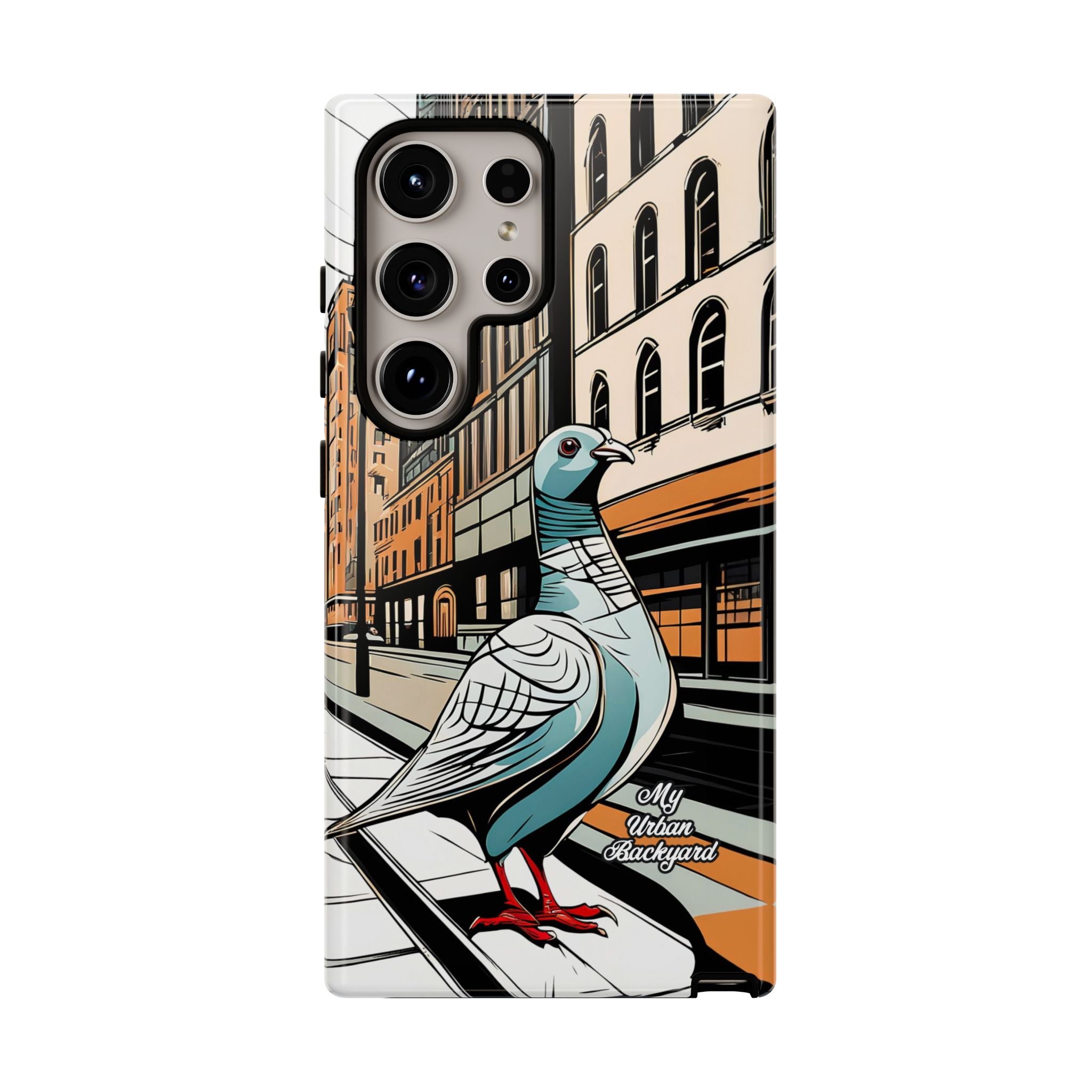 Pigeon on a City Street, Cell Phone Case - Apple, Samsung, Google Pixel