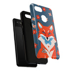Fox with Flowers, Cell Phone Case - Apple, Samsung, Google Pixel
