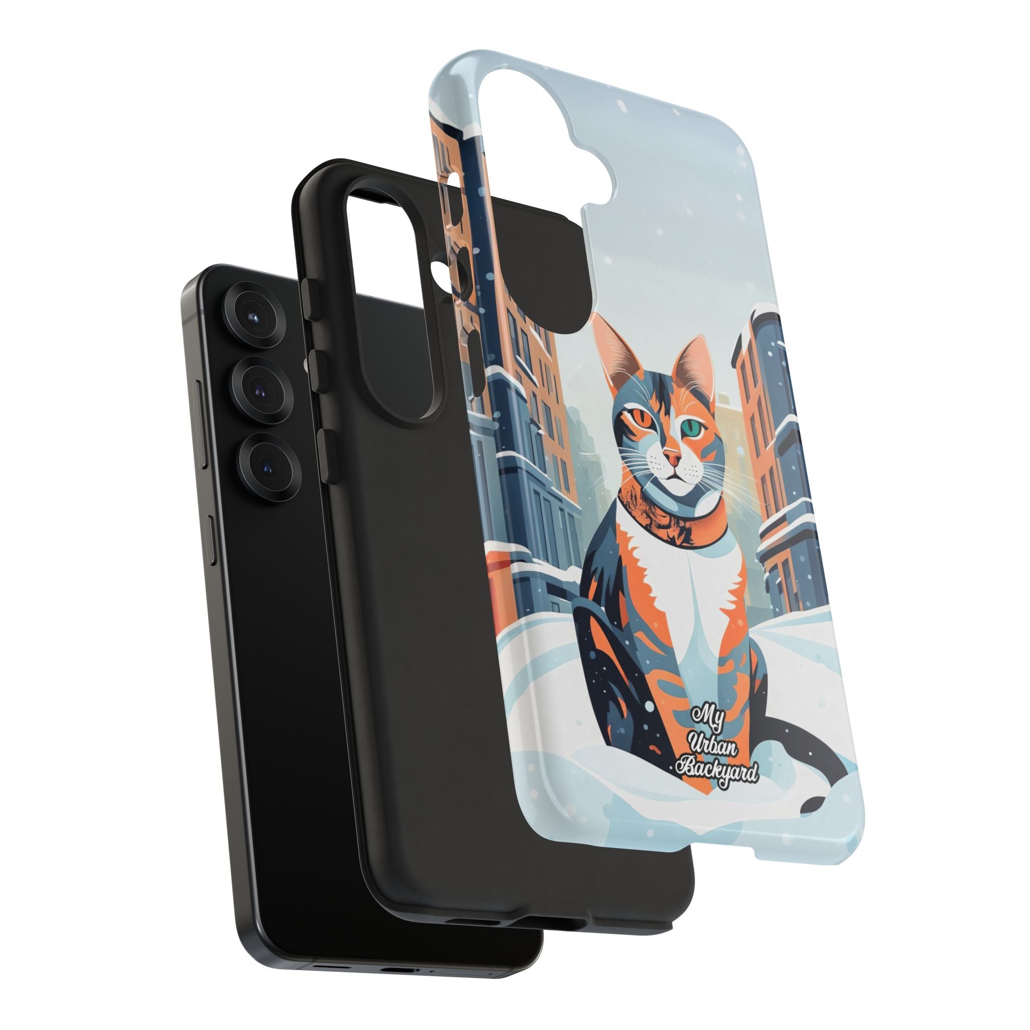 Claws Pawson in the Snow, Cell Phone Case - Apple, Samsung, Google Pixel