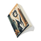 Art Deco City Cat Softcover Journal