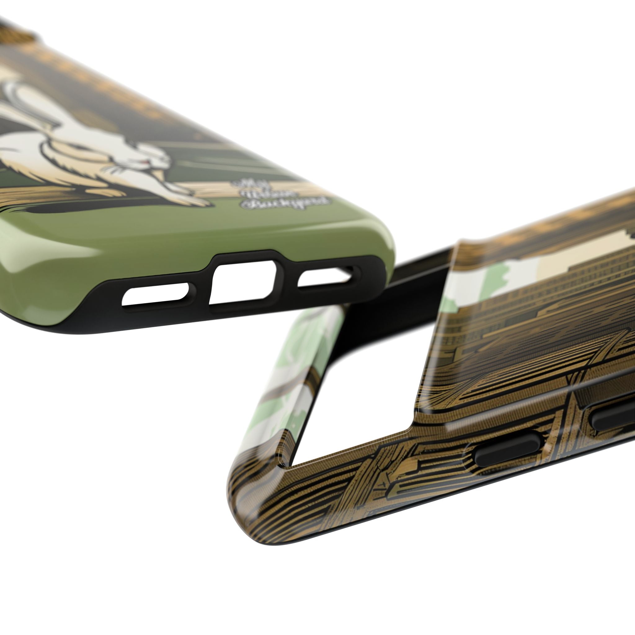 White Rabbit on a City Street, Cell Phone Case - Apple, Samsung, Google Pixel