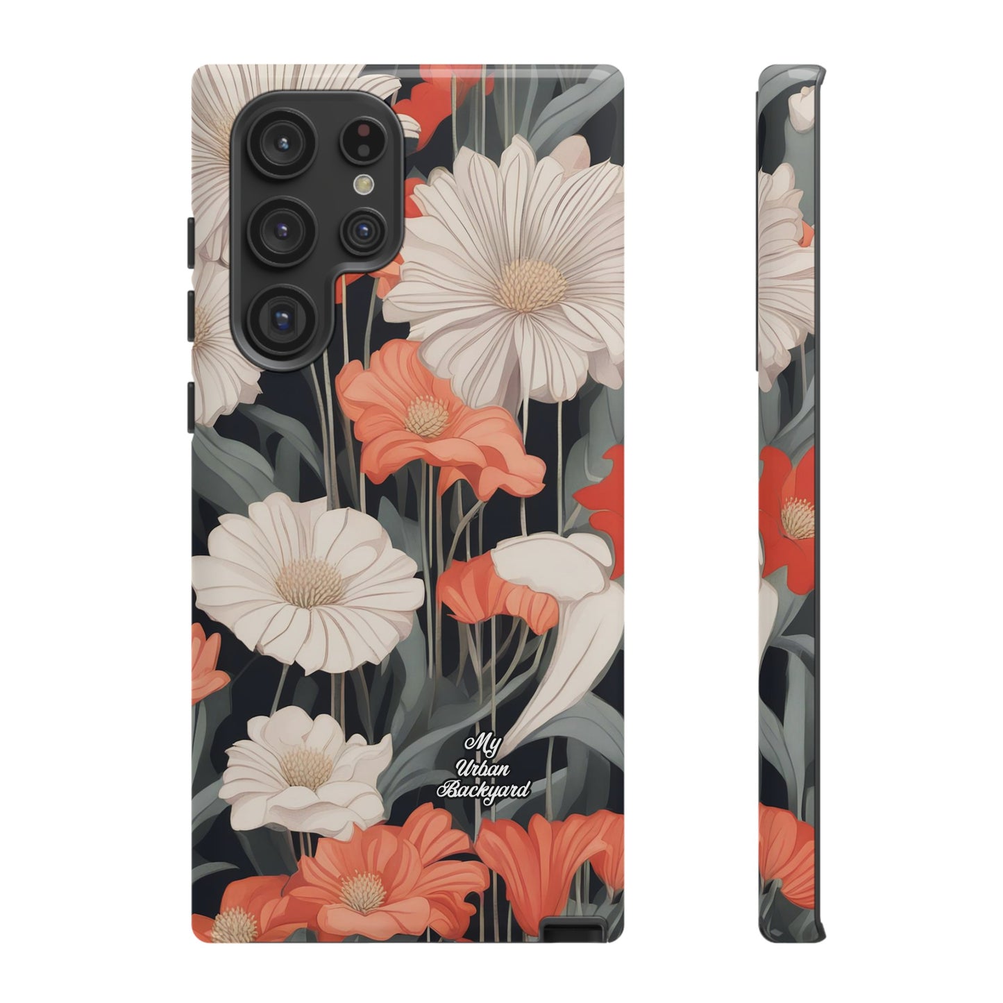 Art Deco Flowers, Cell Phone Case - Apple, Samsung or Google Pixel