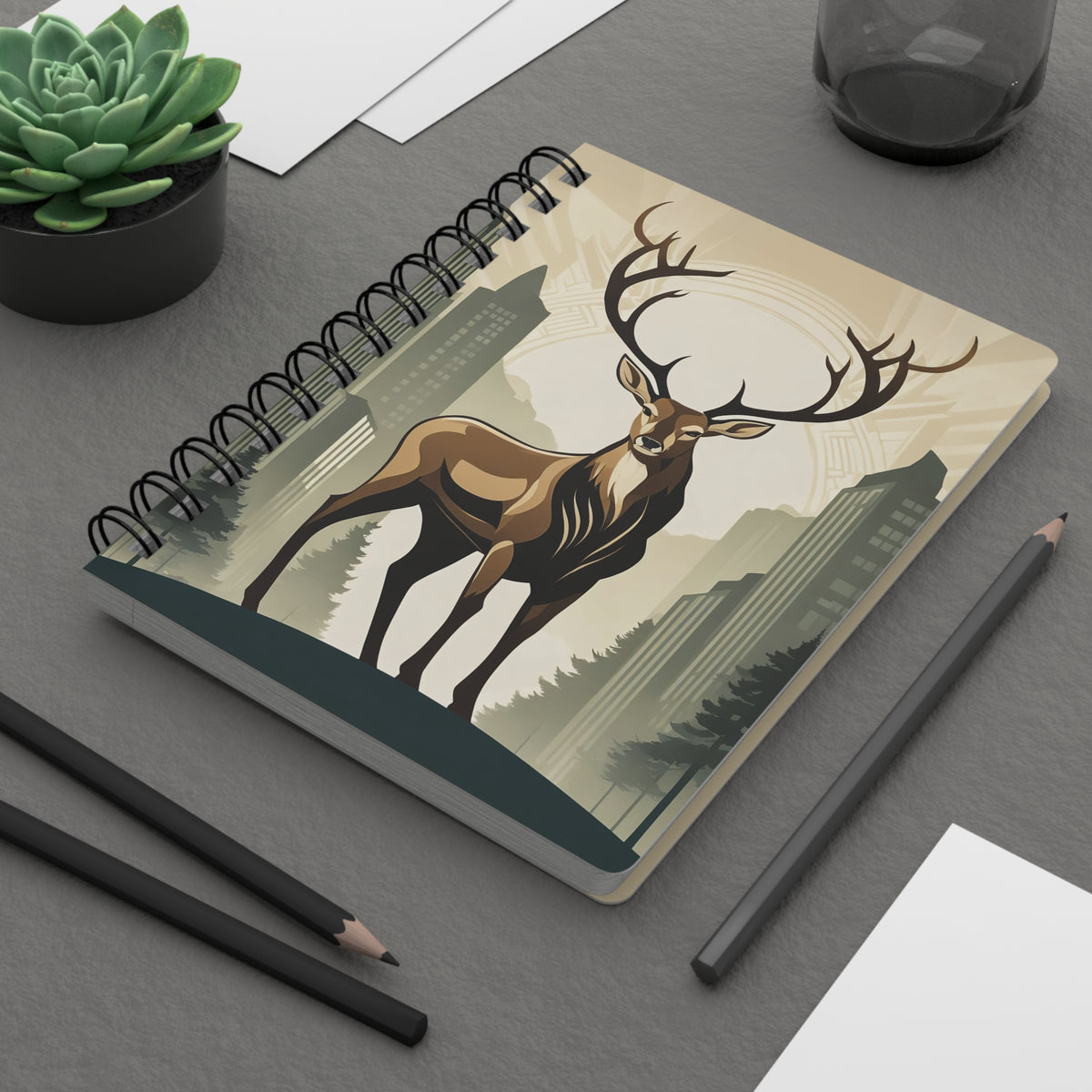 Urban Stag Spiral Journal