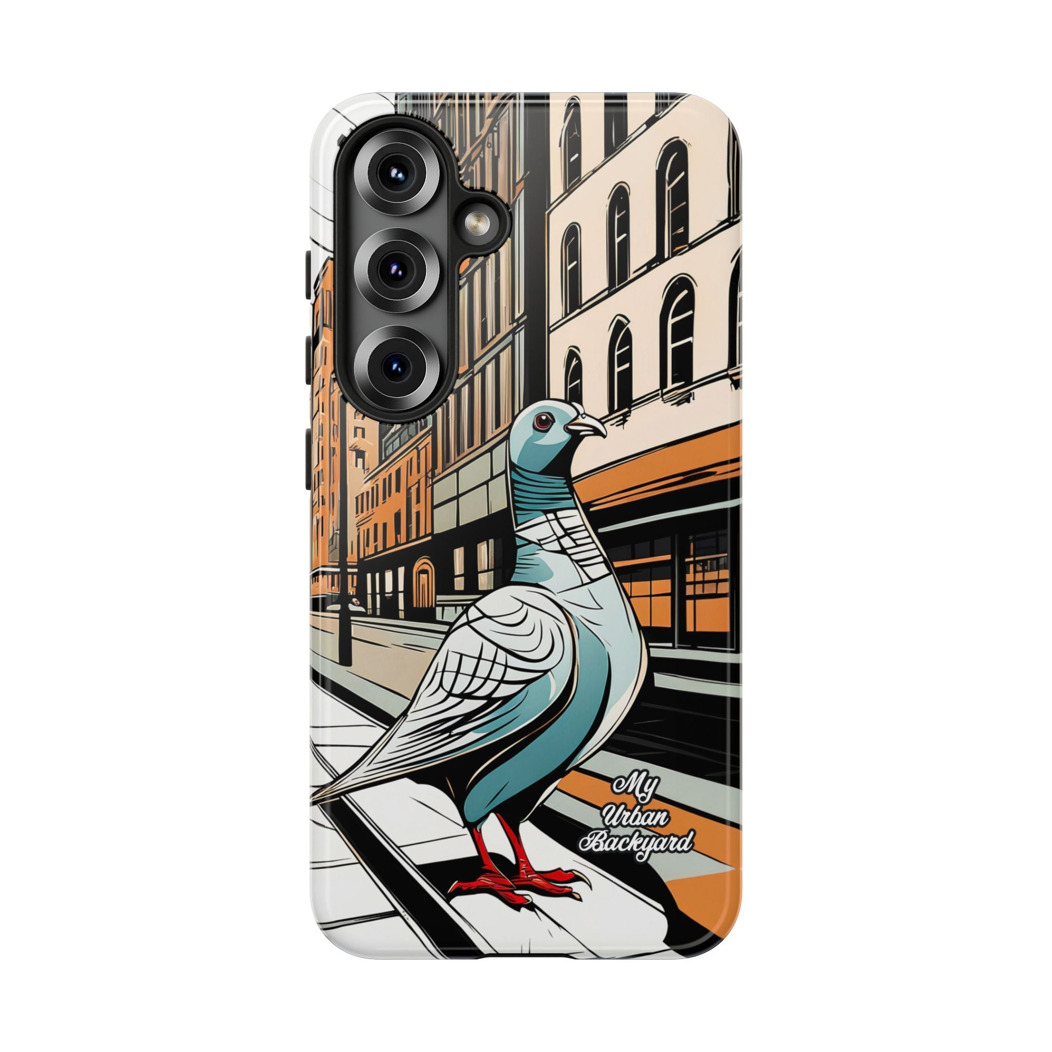 Pigeon on a City Street, Cell Phone Case - Apple, Samsung, Google Pixel