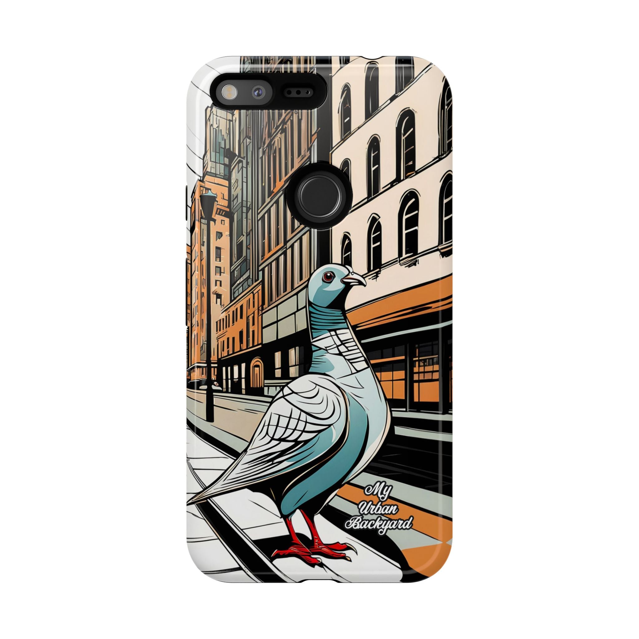 Pigeon on a City Street, Cell Phone Case - Apple, Samsung, Google Pixel