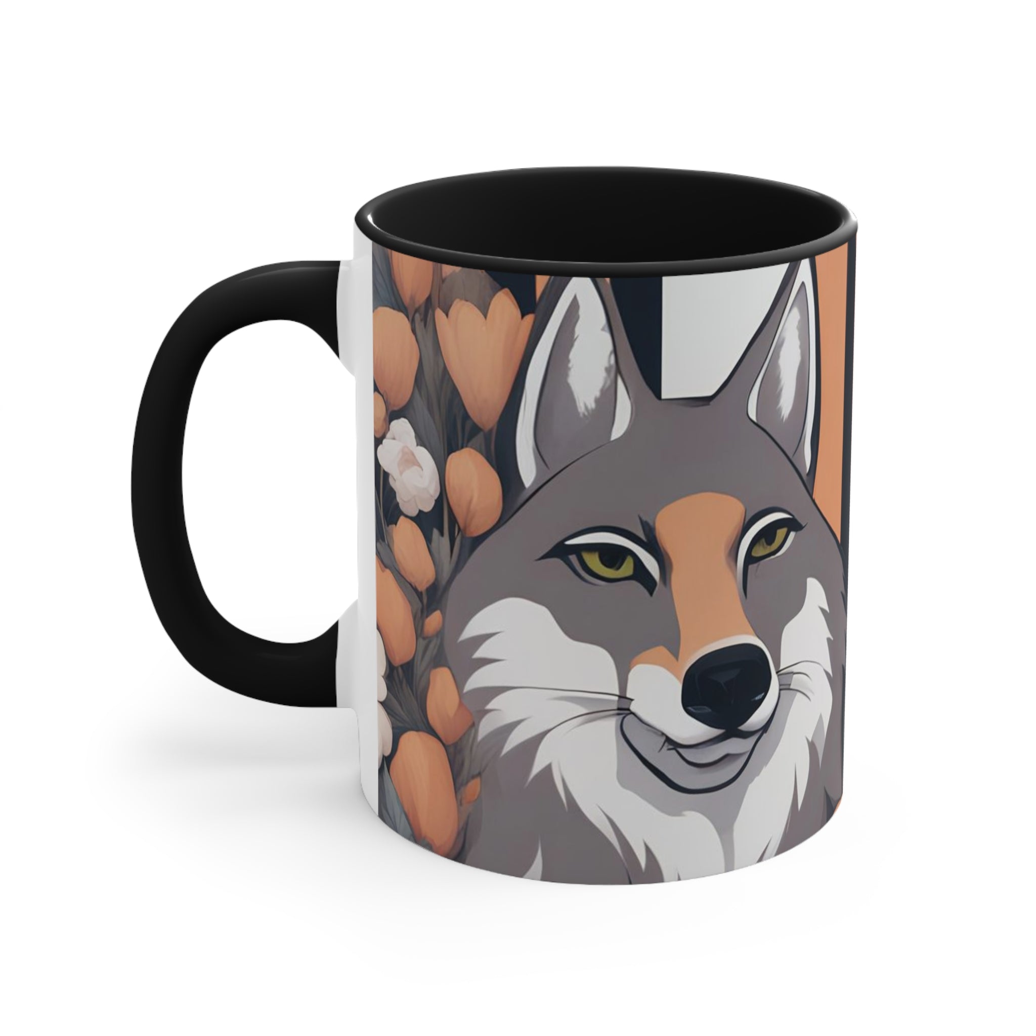 Urban Coyote, Ceramic Coffee Mug