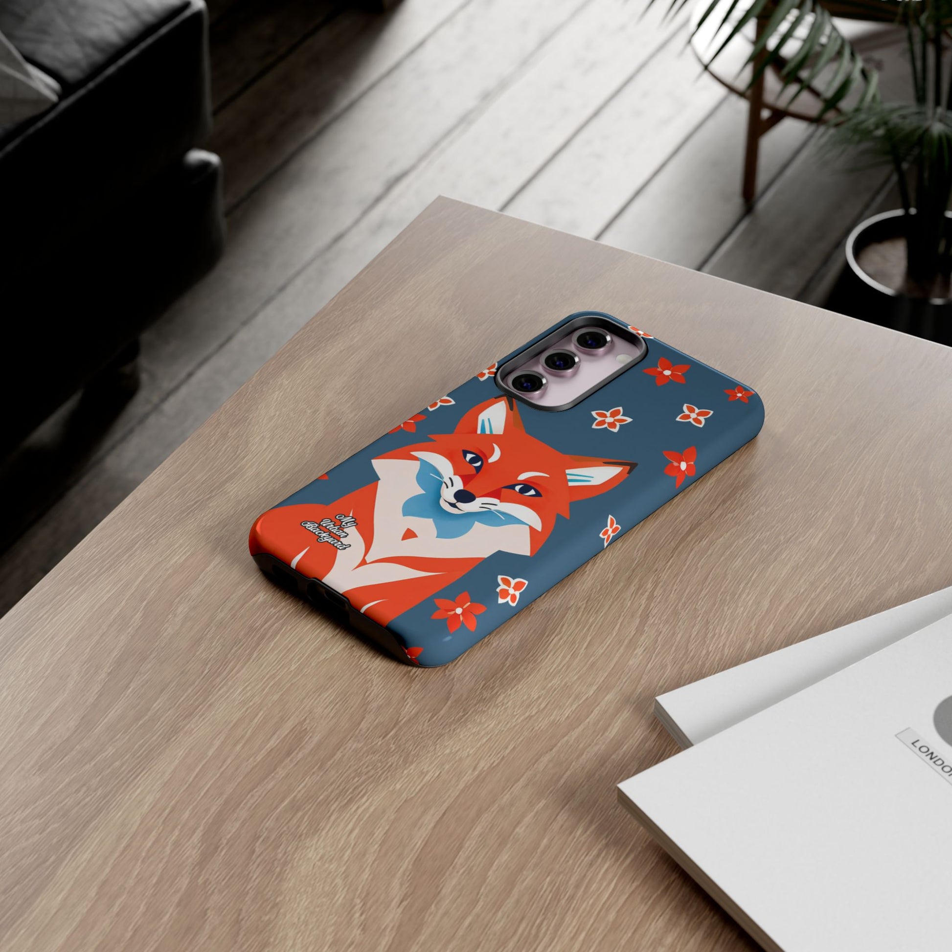 Fox with Flowers, Cell Phone Case - Apple, Samsung, Google Pixel