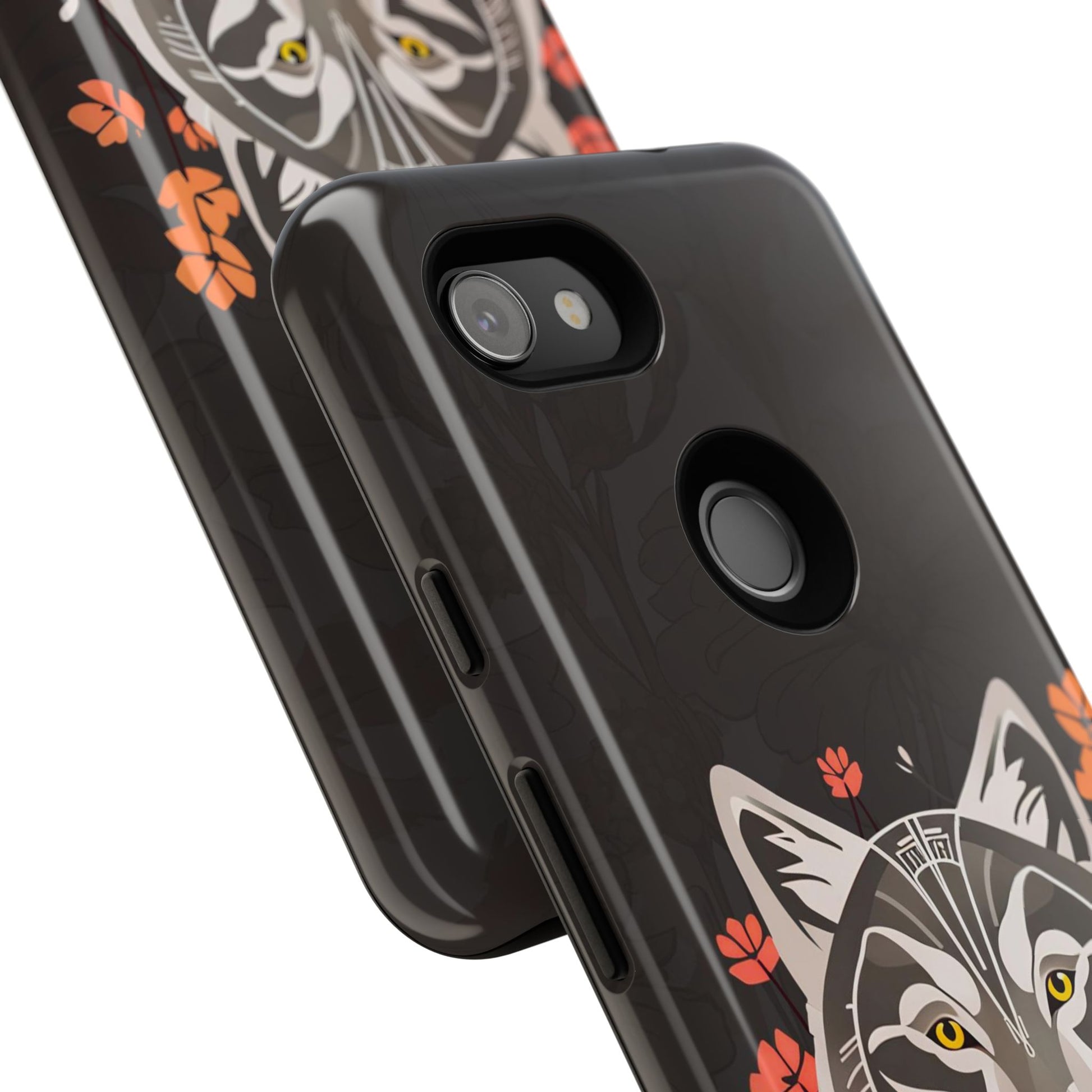 Art Deco Wolf, Cell Phone Case - Apple, Samsung, Google Pixel