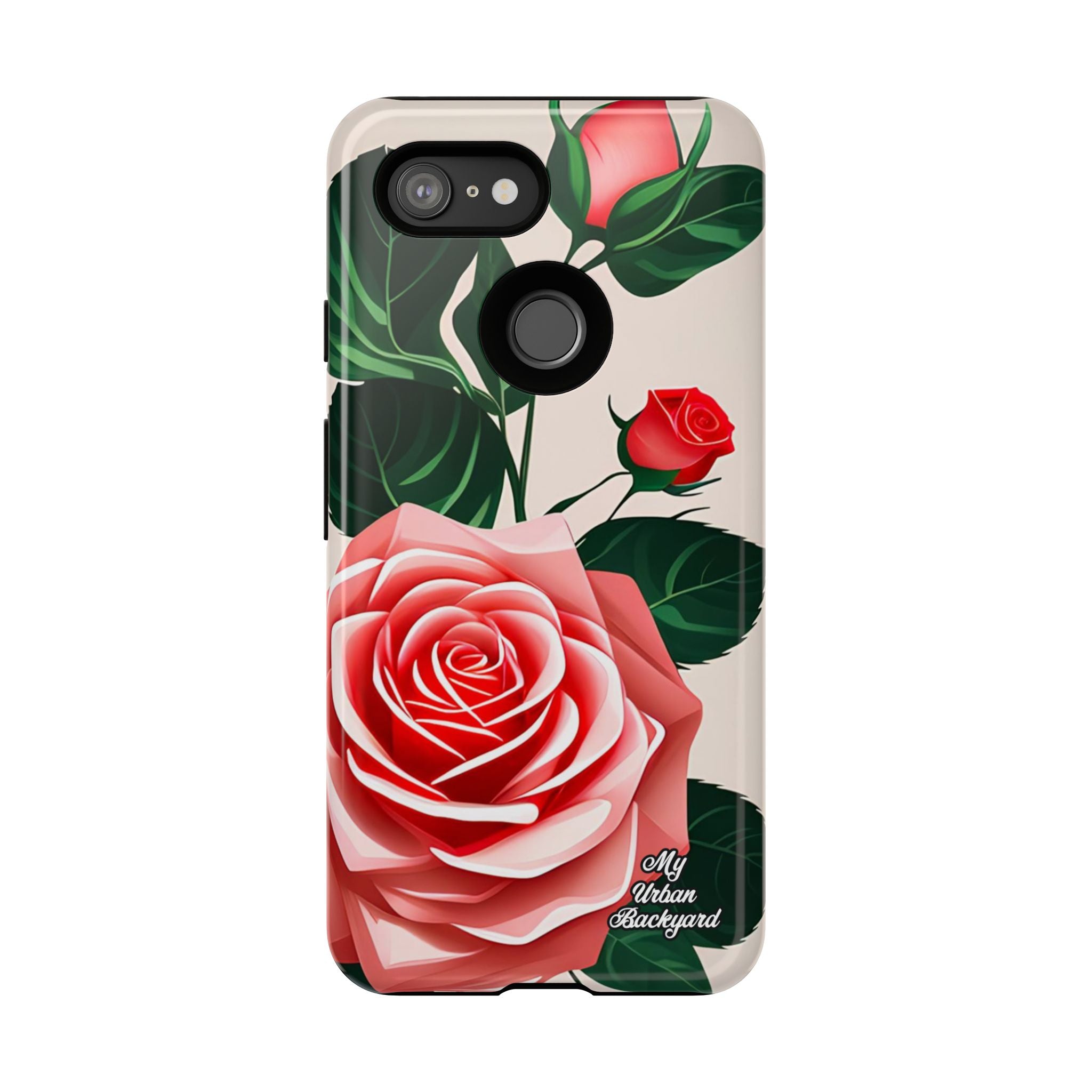 Pink Rose Flowers, Cell Phone Case - Apple, Samsung, Google Pixel