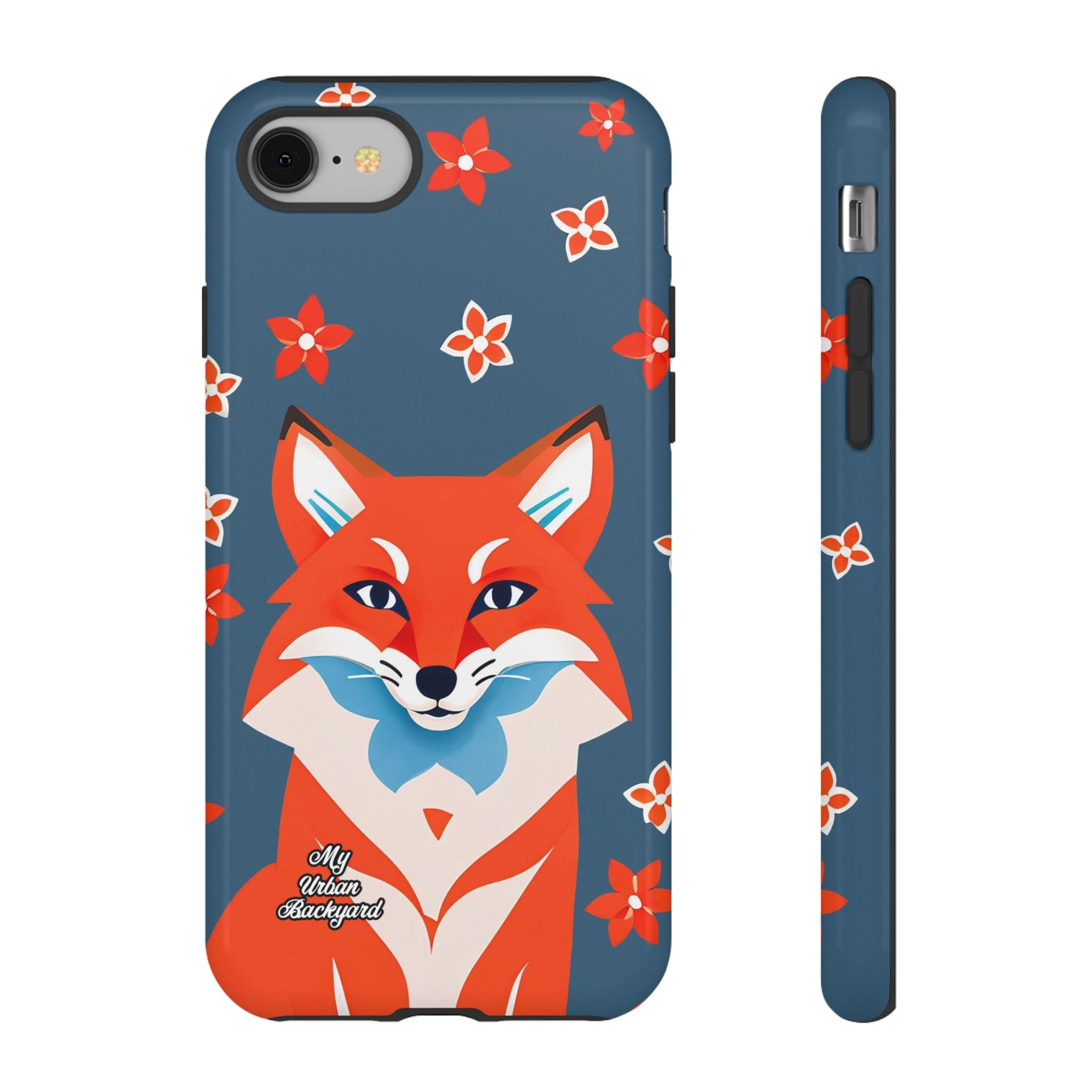 Fox with Flowers, Cell Phone Case - Apple, Samsung, Google Pixel