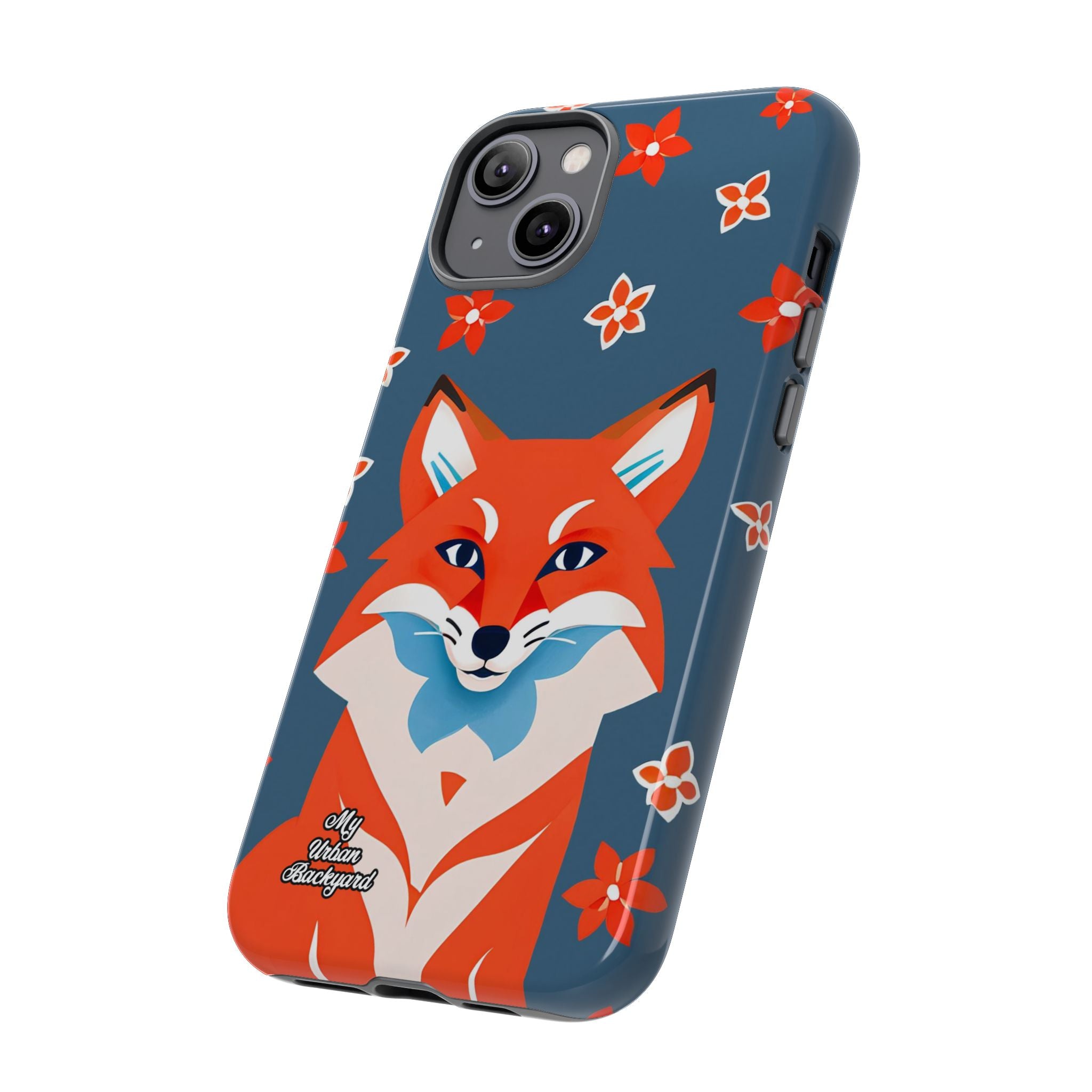 Fox with Flowers, Cell Phone Case - Apple, Samsung, Google Pixel