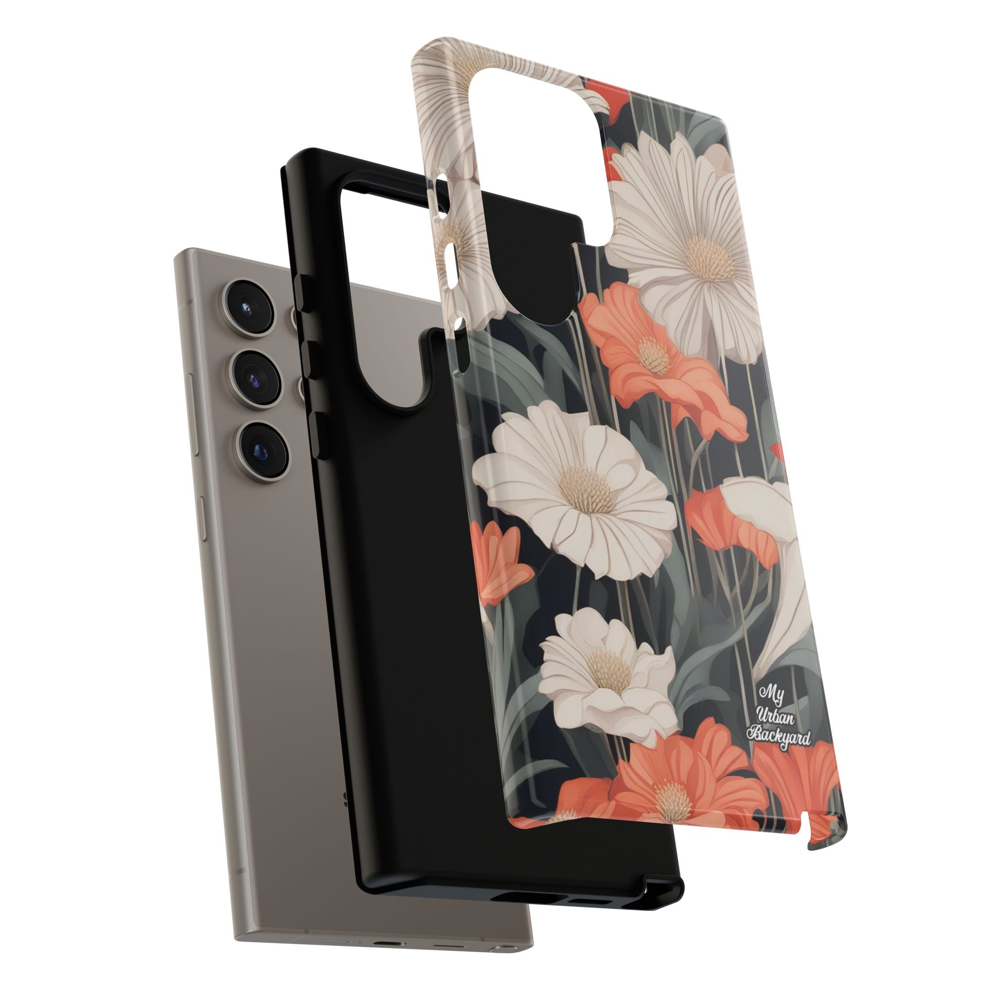 Art Deco Flowers, Cell Phone Case - Apple, Samsung, Google Pixel