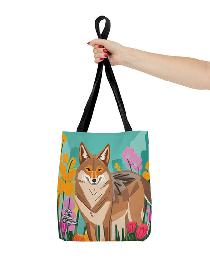 Reusable Tote Bag for Everyday Use, Shoulder Bag w Cotton Handles - Urban Coyote