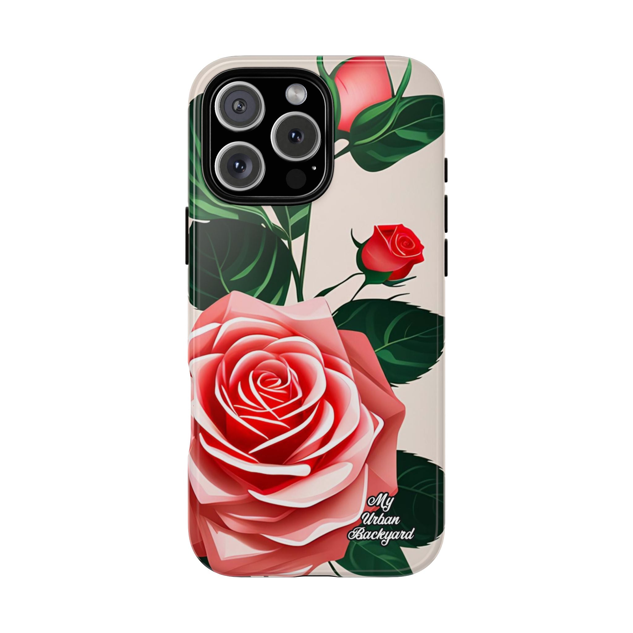Pink Rose Flowers, Cell Phone Case - Apple, Samsung, Google Pixel