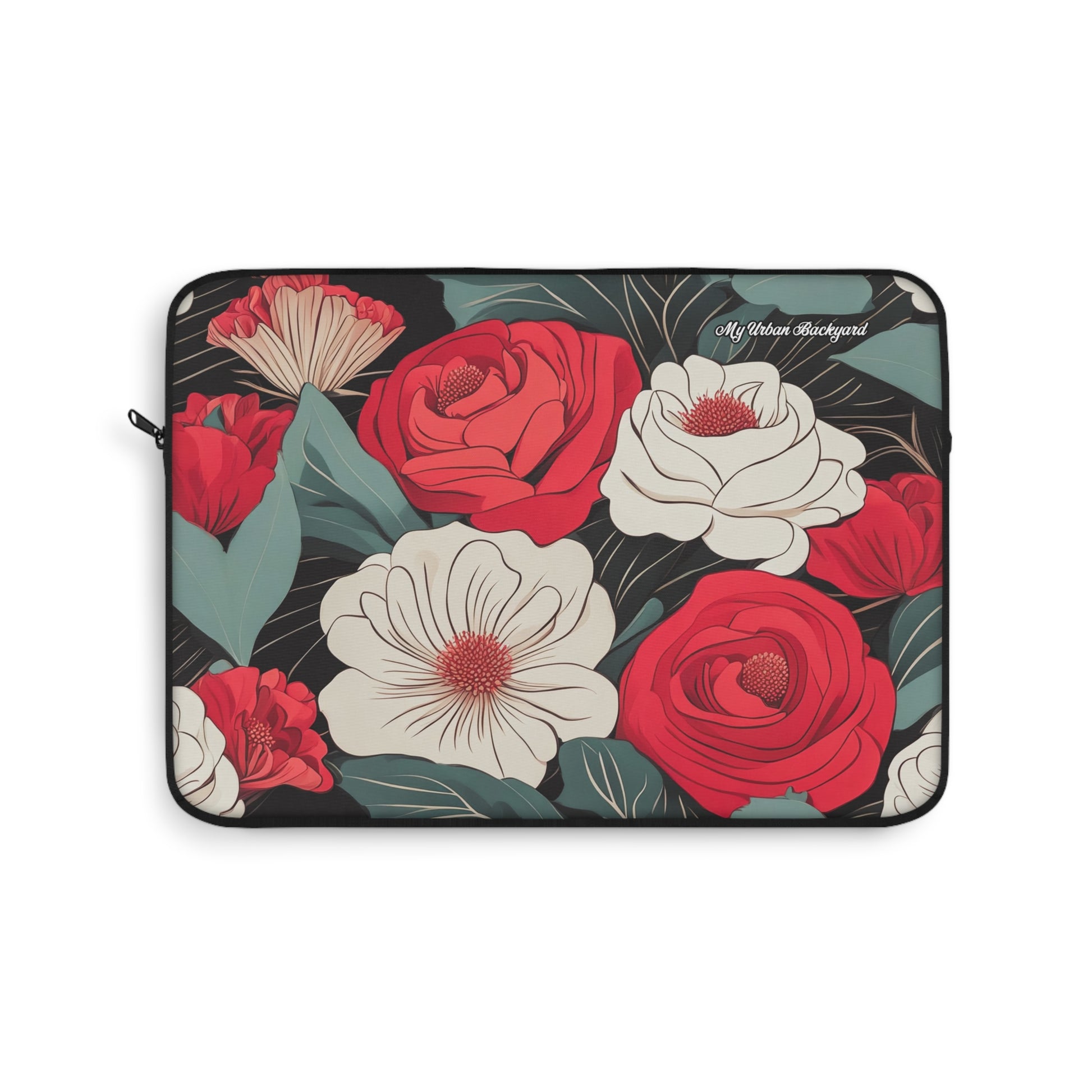 Floral Laptop Sleeve - Stylish Flower Tech Case, Perfect for Students, Office Use, Mother's Day Gift, Laptop Protection