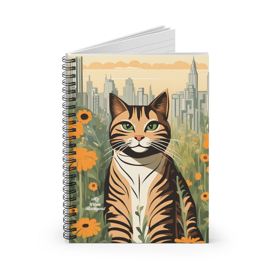 City Tabby, Spiral Notebook Journal - Write in Style