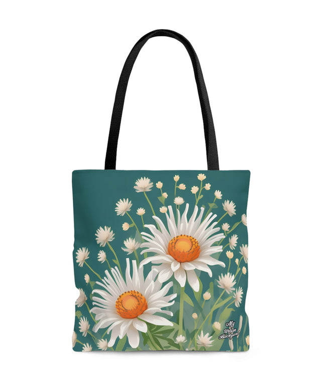White Flowers, Tote Bag for Everyday Use - Durable and Functional