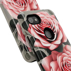 Pink Rose Flowers, Cell Phone Case - Apple, Samsung or Google Pixel