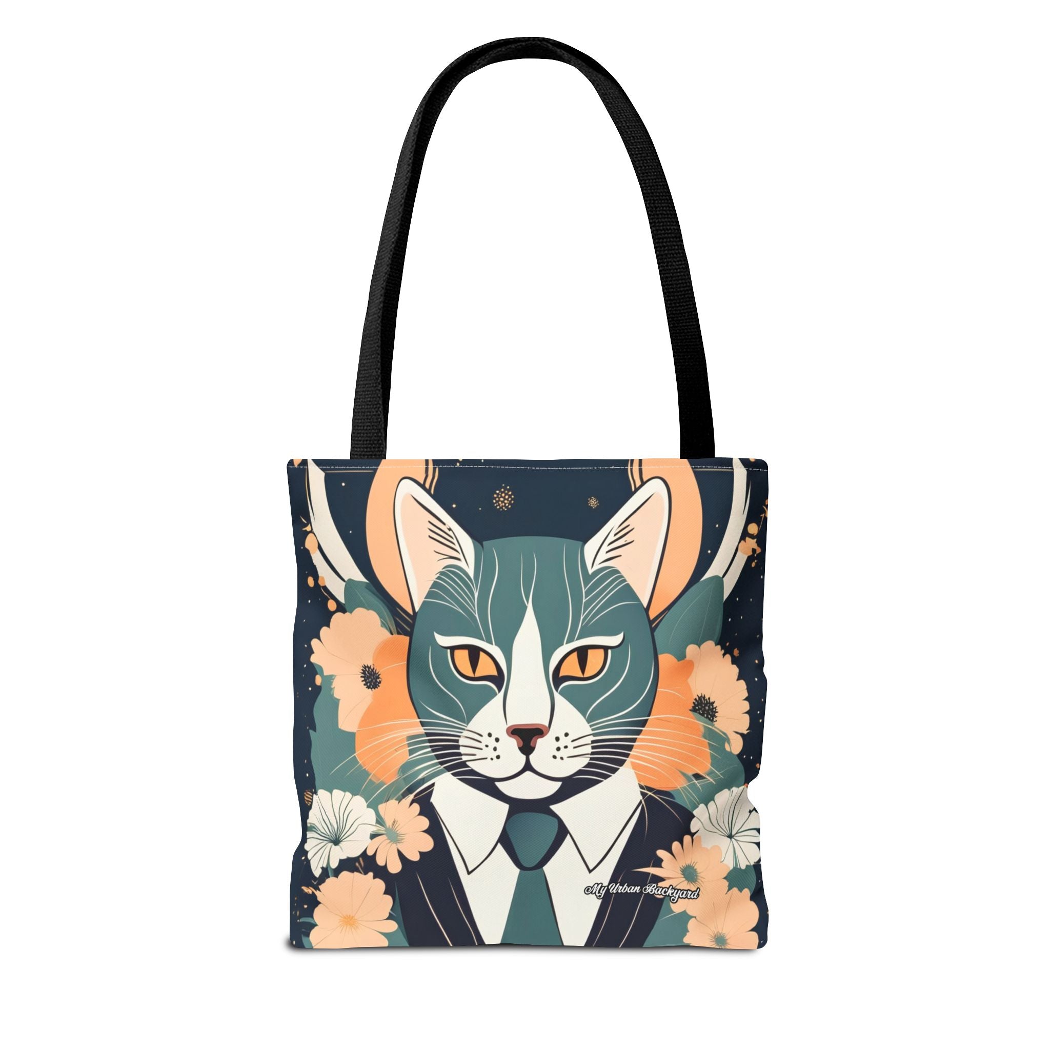 Simon Whiskerford, Cat Tote Bag with Cotton Handles For Everyday Use, 3 Sizes