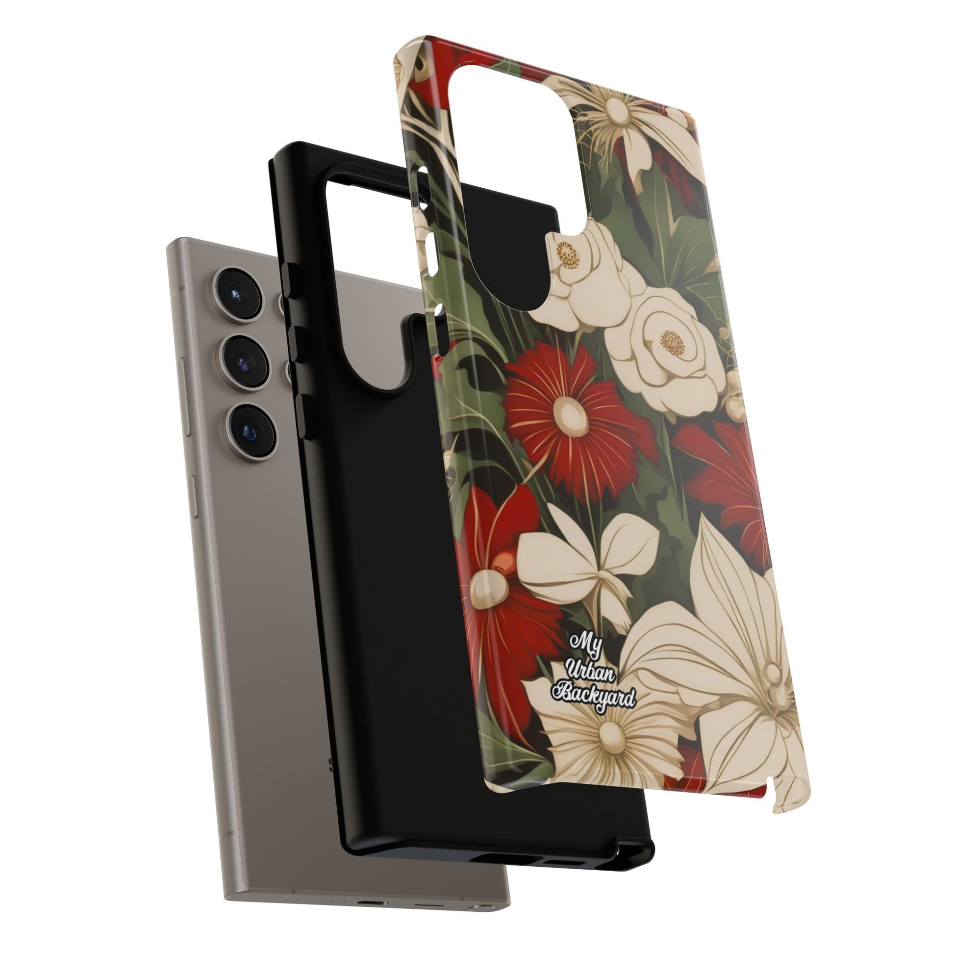 Holiday Flowers, Cell Phone Case - Apple, Samsung, Google Pixel