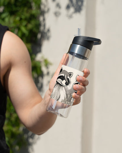 Three Raccoons, 20oz Sport Water Bottle, BPA-Free, Tritan™ plastic