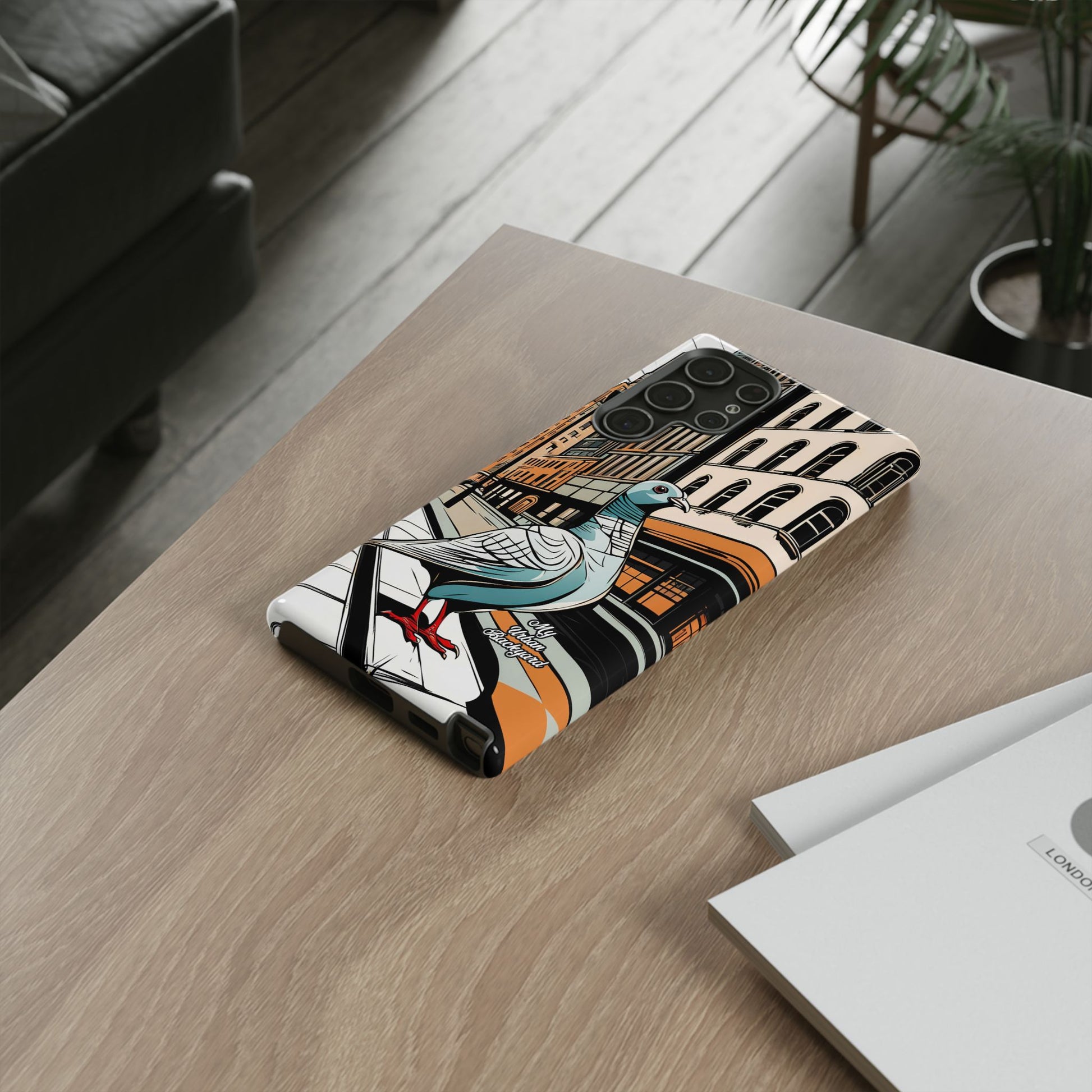 Pigeon on a City Street, Cell Phone Case - Apple, Samsung, Google Pixel