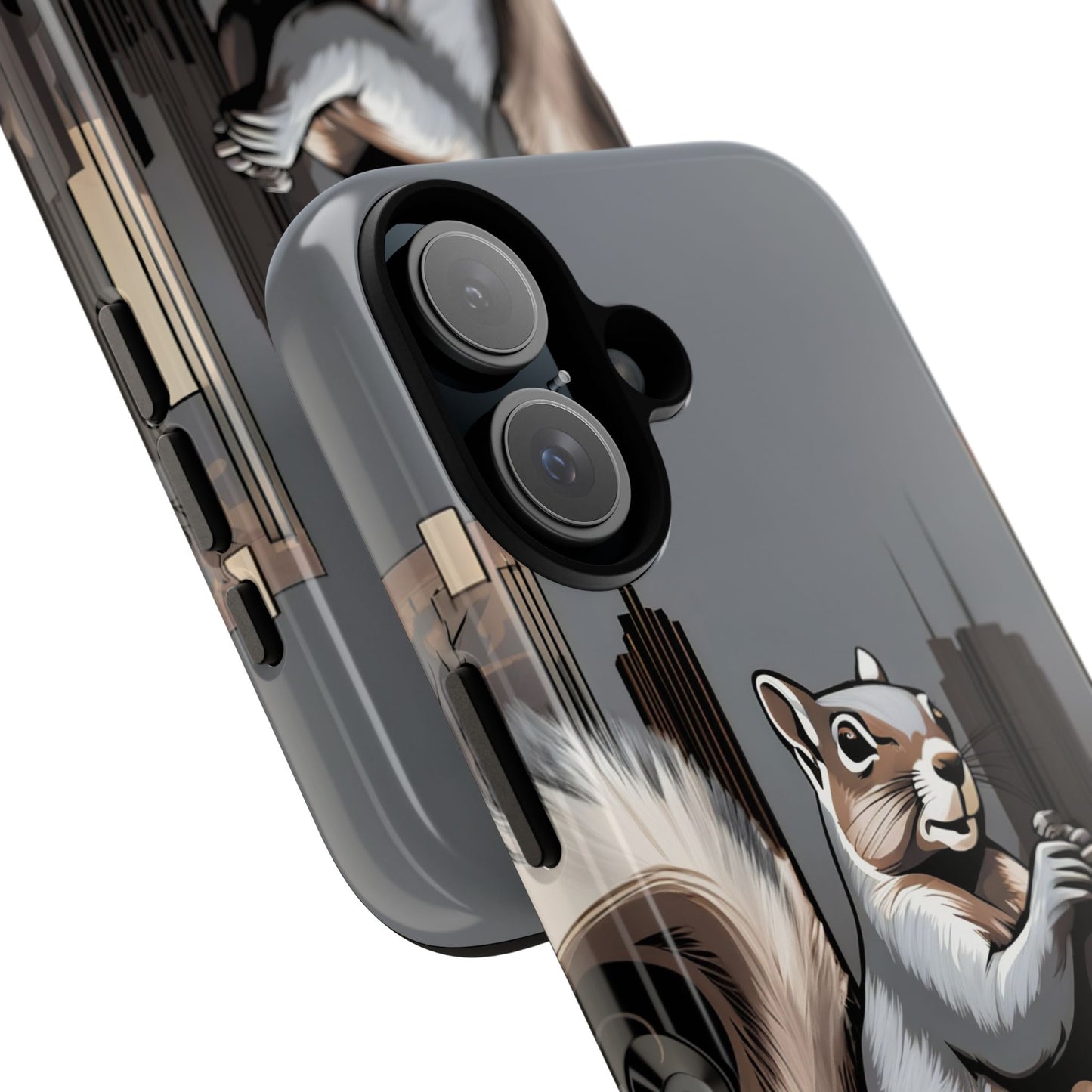 Urban Gray Squirrel, Cell Phone Case - Apple, Samsung, or Google Pixel