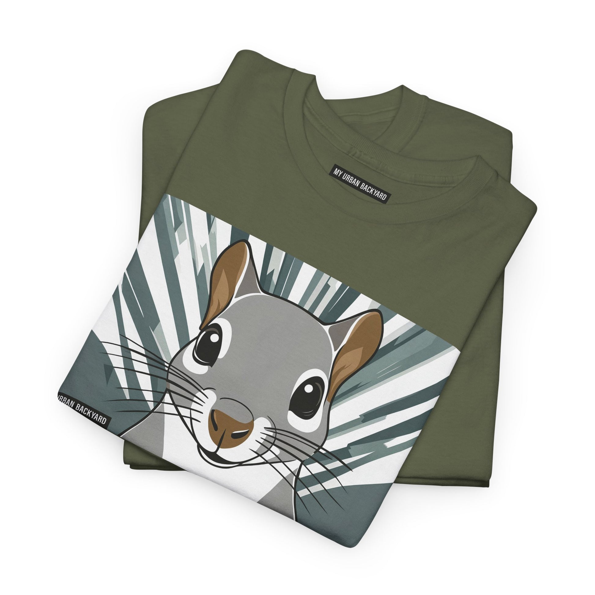 Cute Squirrel Graphic Tee, Unisex Cotton T-Shirt, Nature Lover Gift, Animal Art Top, Casual Wear