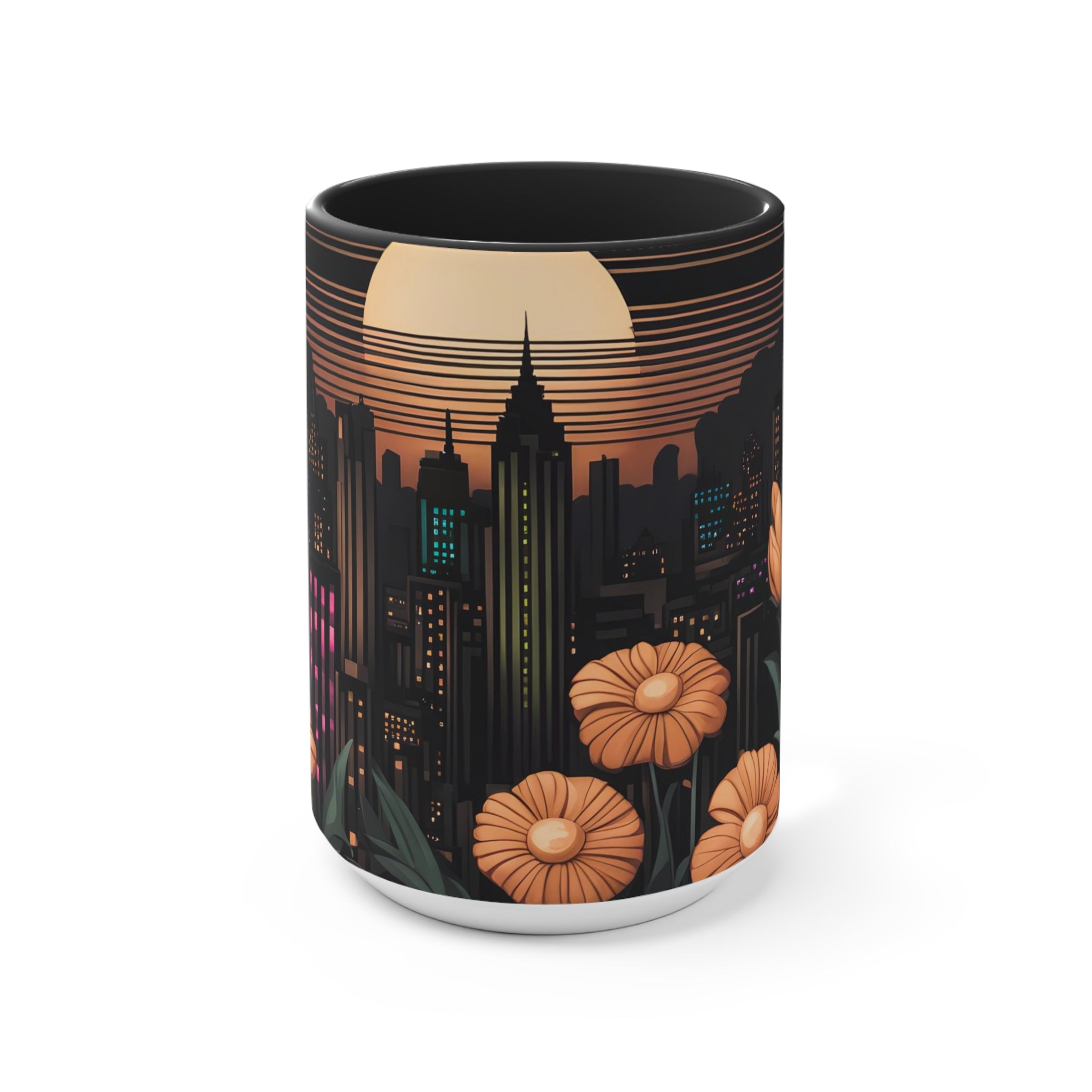 Urban Sunset, Ceramic Coffee Mug