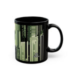 Art Deco Coyote, Ceramic Coffee Mug