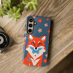 Fox with Flowers, Cell Phone Case - Apple, Samsung, Google Pixel