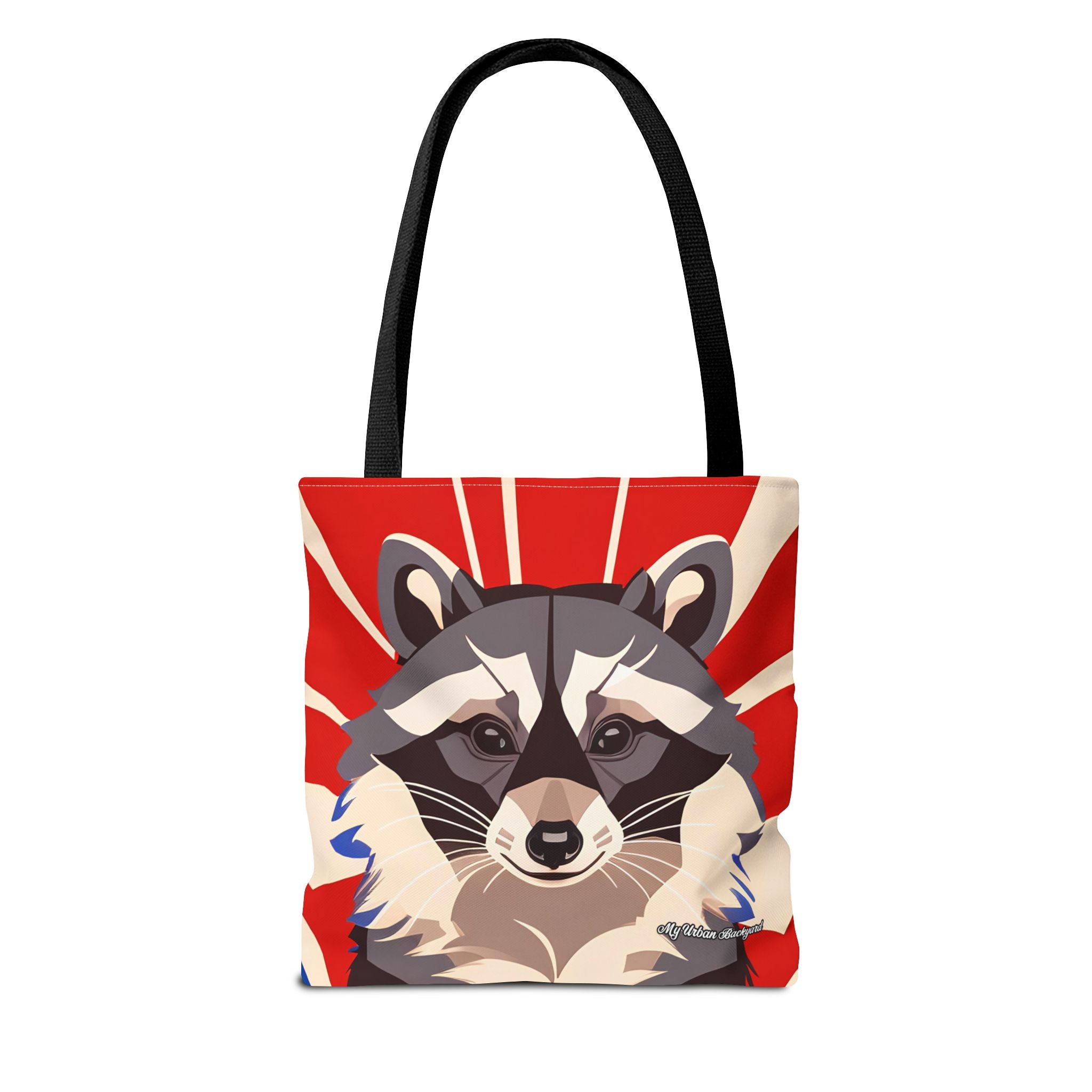 Ziggy Starspaws, Raccoon Tote Bag with Cotton Handles For Everyday Use, 3 Sizes
