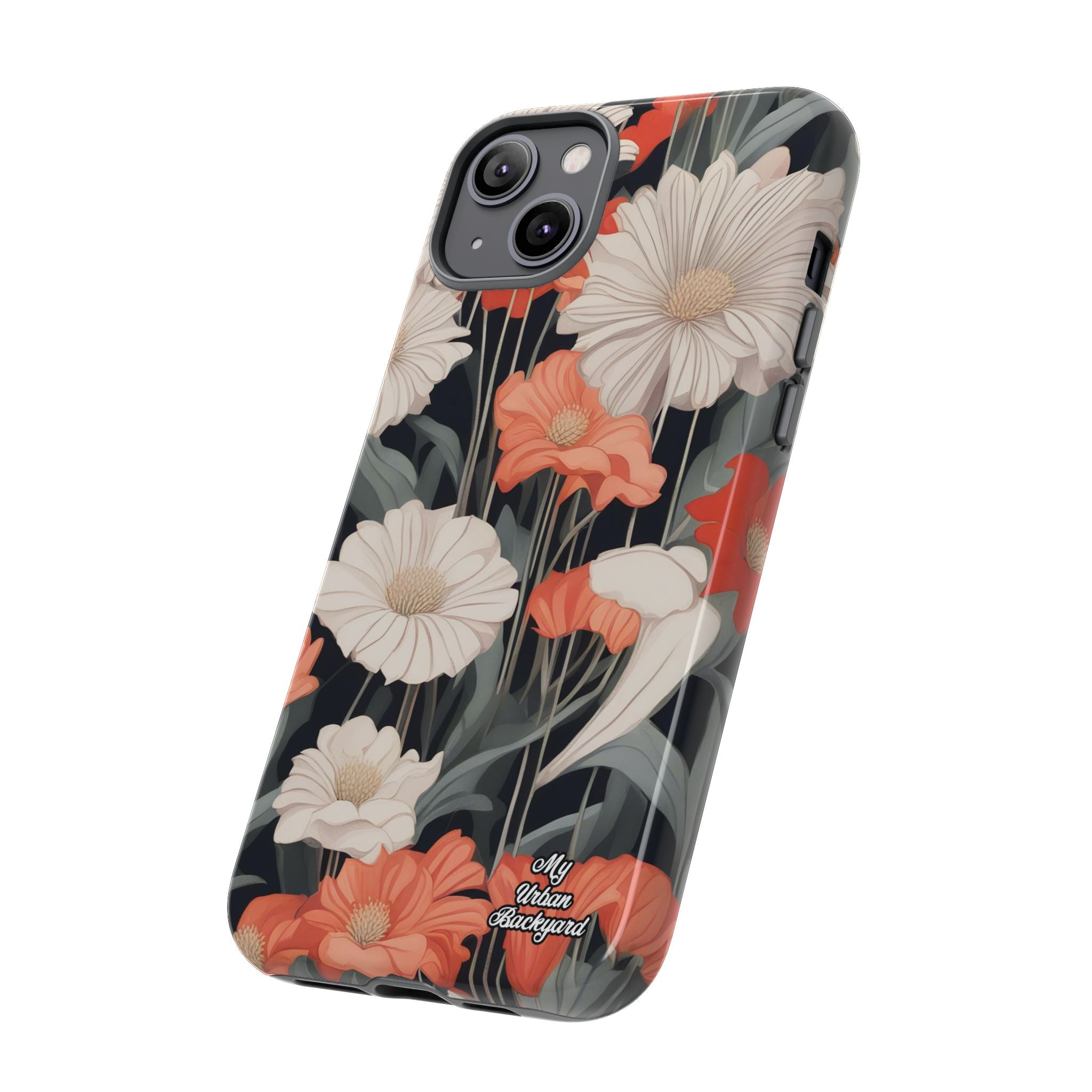 Art Deco Flowers, Cell Phone Case - Apple, Samsung, Google Pixel
