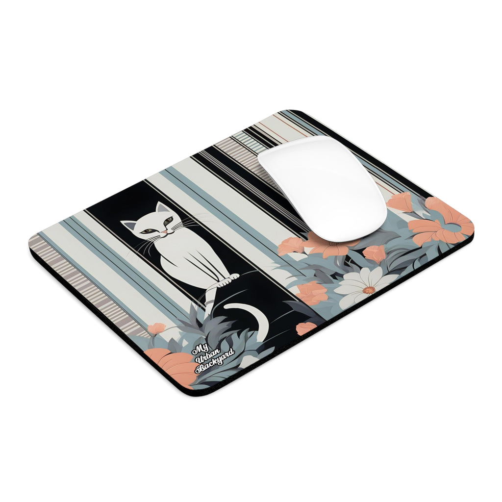 Navi Starbloom, Cat Computer Mouse Pad - for Home or Office
