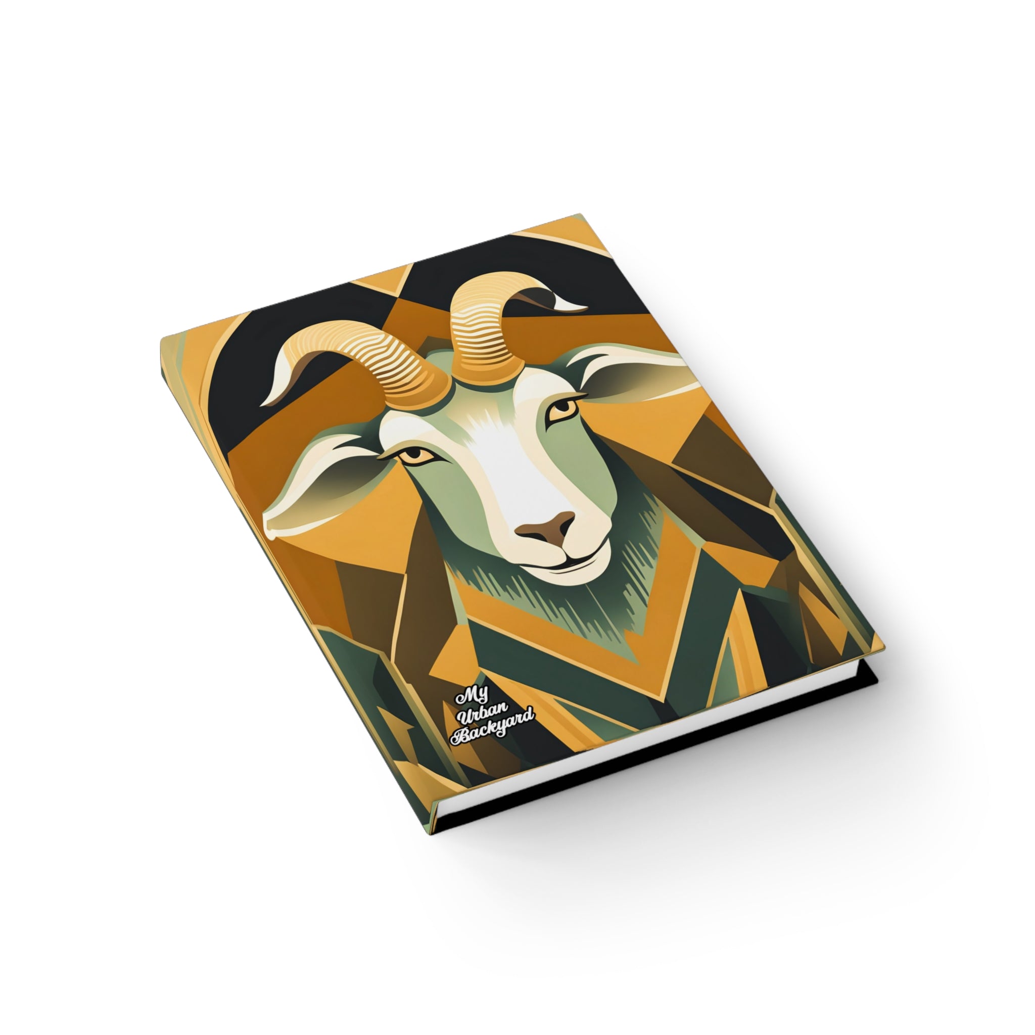 Art Deco Goat, Hardcover Notebook Journal - Write in Style