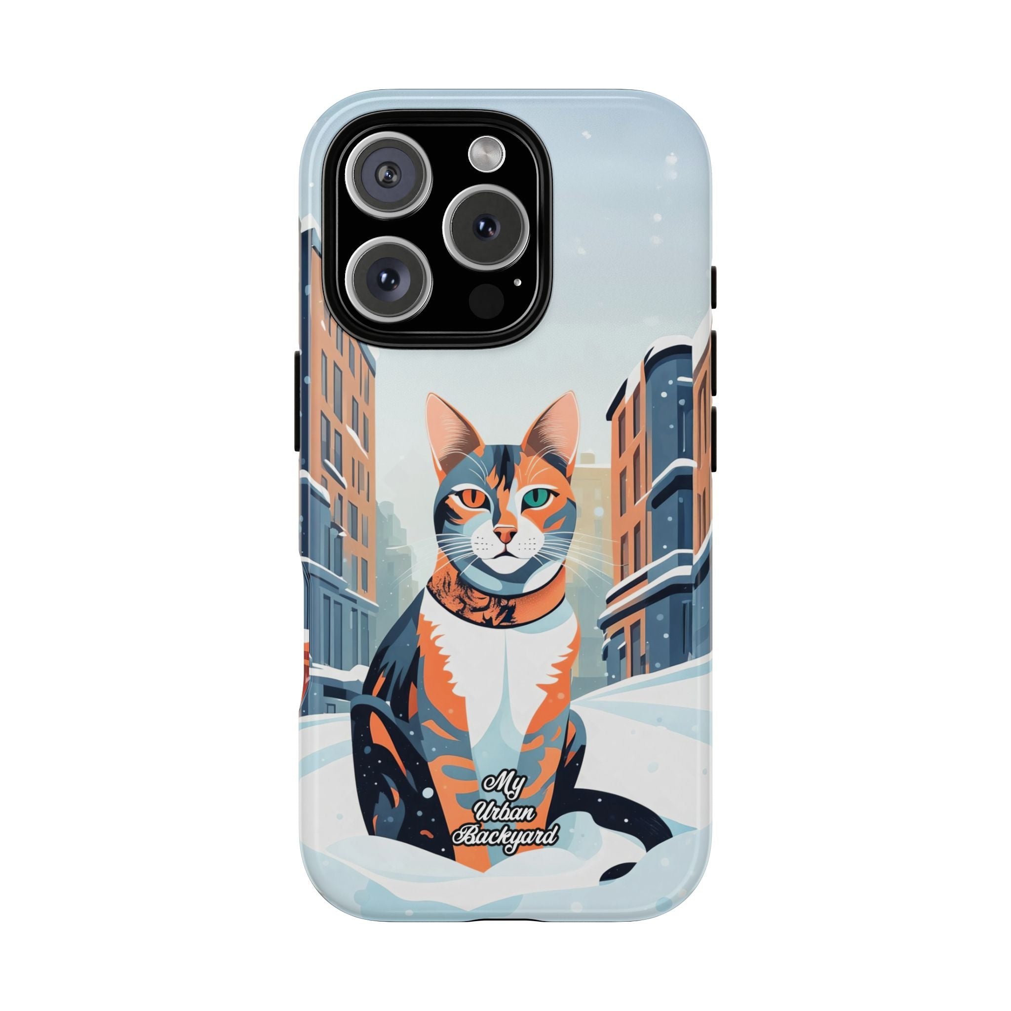 Claws Pawson in the Snow, Cell Phone Case - Apple, Samsung, Google Pixel